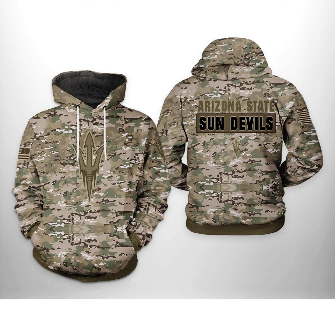 Arizona State Sun Devils Camo Hoodie - Unleash The Spirit